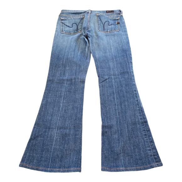 COH Citizens of Humanity Ingrid #002 Stretch Low Waist Flare Jeans‎ Size 27 - Picture 4 of 12
